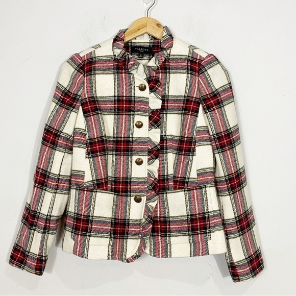 Talbots Shetland Plaid Tartan Blazer - Picture 5 of 12